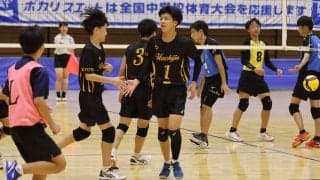 ミスをいかに乗り越えるか。全国大会で八条中男子の監督がリリーフサーバーへ示した理解「大人でも緊張するものですから」