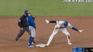 どこ見てんだよ！ 大谷翔平の“ギリギリ盗塁”で異変「首ヤバい」 相手野手の様子がおかしくなる