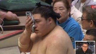 「めっちゃ腫れてる」「変色してない？」力士の目がみるみる腫れ上がるアクシデント発生 花田虎上氏「僕も鼻を2回折って、頭蓋骨にヒビが」仰天告白