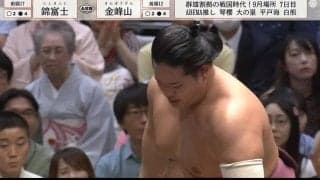 「ん、大丈夫でしょうか？」勝った力士も心配顔…巨体力士に突然のアクシデント、館内どよめき