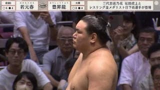 豊昇龍、長い睨み合い→“気合発動”で館内どよめき 「激アツ」「激おこ」ファンも興奮