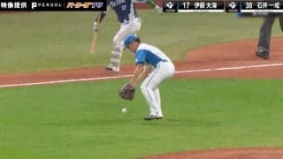 たった1秒で判断できる！？野球IQ高すぎ…日本ハムの「1-4-4」激レアゲッツーが完成した瞬間