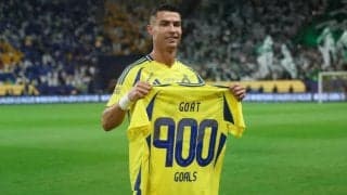 通算900ゴール達成のC・ロナウド、ACLエリート初戦はウイルス感染で欠場