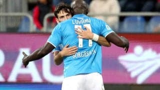 ルカク1G2Aのナポリ、カリアリに4発快勝で3連勝【セリエA】