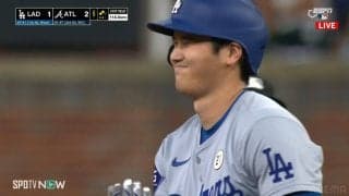 大谷翔平、爆速タイムリーで“変幻自在”リアクション…ブルペン探しキョロキョロ→ニッコニコでポーズの一部始終「かわいい」「子供か」