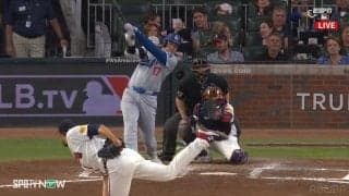 「打球えぐい」大谷翔平、“軽く振って”爆速タイムリーにファン驚愕…元メジャー解説は「本人は軽打のつもり」