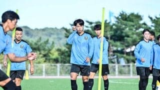 川崎DF佐々木旭がACLE初戦に向け、韓国・蔚山で明かした「天皇杯で優勝してくれたおかげで出れる」の思い……負傷の影響なく、「今年の試合は全部勝って予選突破できるように」
