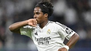 フリーのムバッペやヴィニシウスに目もくれずのゴラッソ　18歳エンドリッキにクルトワ「外したら締めていた(笑) 」