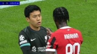 「怖いな…」遠藤航にミランFWが激昂！ ど突かれる→ガン詰めされた瞬間「ブチギレ」「喧嘩は買わないねぇ」「過激だな」