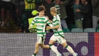 前田大然＆古橋享梧がアベック弾！日本人選手躍動のセルティックがCLクラブ最多の5ゴールでスロバキア王者を撃破【CL】