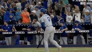 何が起きた？ 大谷翔平、豪快48号で“ハプニング発生” 同僚たちの様子がおかしくなる「飛びすぎ」「あいつヤバいな」