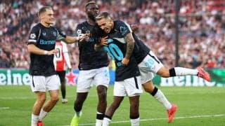 上田綺世が途中出場もフェイエノールトはホームで独王者レバークーゼンに完敗…【CL】