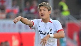 「これはスペイン戦」「スーパーゴールすぎ」堂安律が衝撃ミドルで今季2点目！ カタールW杯のスペイン戦を彷彿する一撃に「この角度好きすぎる」