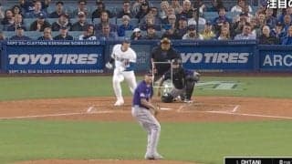 球場騒然… 大谷翔平、“火の玉ヒット”に「心臓止まりそう」 相手投手がドン引き… “爆速通過”する打球が「もはや凶器」