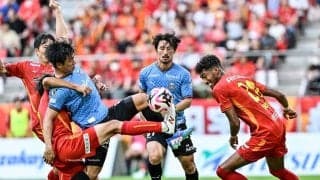 「全身グランパスで可愛い」人気アイドルのJ1名古屋・試合観戦時の「特別ガールズユニフォーム着用ショット」が大反響！「全身グッズいっぱいでかわいい~！」の声