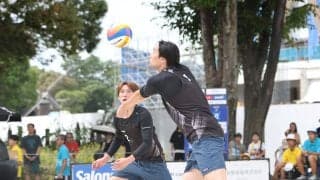 WD名古屋 高梨＆市川の“ダブル健太”がビーチバレーボール参戦「できなかったからこそ楽しい」