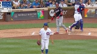 カッコ良すぎる… 今永昇太、奪三振“確信リアクション”が「完全にエース」 空振りした打者が呆然&ドン引き…「これは打てない」