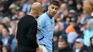 シティに痛恨…ロドリは右ヒザのじん帯損傷、アーセナル戦の前半に負傷交代し全治は現時点で不明