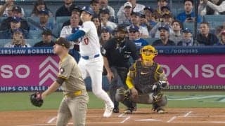 ボールをしばき上げた！ 大谷翔平に「ドン引き」 人間じゃない… 151キロ速球→178キロ“弾丸ライナー”にして打ち返す「この球打つか？」