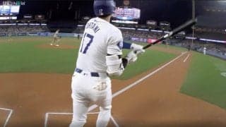 どこ行った？ 大谷翔平、“消える弾丸ライナー”が「危険すぎる」 観客ドン引き… 爆速打球が「速すぎて見えない」