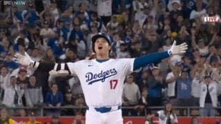 大谷翔平、2打席連続勝ち越しタイムリー＆56盗塁でイチローに並ぶ　ドジャースも競り勝ち地区優勝マジック「2」