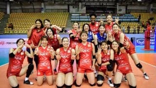 アジア女子クラブ選手権　NEC川崎は準々決勝でクワイツェンをストレートで下しベスト4進出