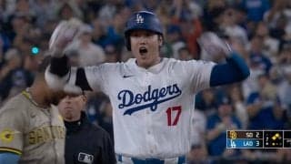 何が起きた？ 大谷翔平、カモーン！“勝ち確定演出”で「やっぱり神」　優勝決勝打に「勝負強すぎ」「毎回叫ぶやん」