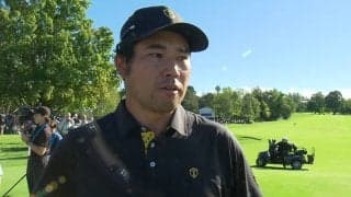 松山英樹「ミスしたところも全部カバーしてくれた」とイム・ソンジェに感謝