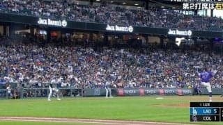 なんだこれ！？ 大谷翔平が「もうワケわからん」 実況も大爆笑… “大胆不適すぎる走塁”に「投手ナメすぎw」「デカすぎ」