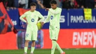 ヤマル温存のバルセロナ、難所エル・サダールに沈み開幕からの連勝が7でストップ【ラ・リーガ】