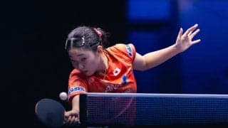張本美和、躍進期待もまさかのストレートで初戦敗退　世界71位の何卓佳に大苦戦で2回戦進出を逃す【チャイナスマッシュ2024】