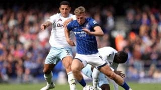 好調アストン・ビラが昇格組イプスウィッチと痛恨ドロー…公式戦連勝は5でストップ【プレミアリーグ】