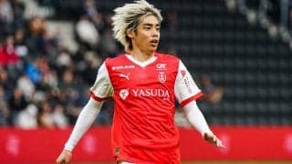 「反応とコントロールえぐい」「稲妻が貫いた」伊東純也が今季2点目！ 3戦連発の中村敬斗に負けじと鋭く決め切る「ゴラッソだなぁ」