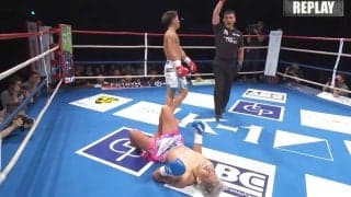 「壊しちゃった」衝撃KOにファン騒然 「強いわ…」魔裟斗も驚き K-1王者がONE元王者を…戦慄のダウンシーン