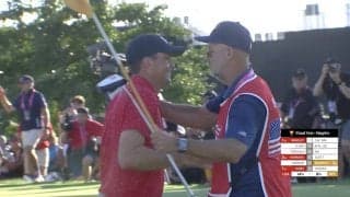 【動画】米国選抜が世界選抜に7pt差をつけ13回目の優勝【松山英樹出場ザ・プレジデンツカップ4日目】