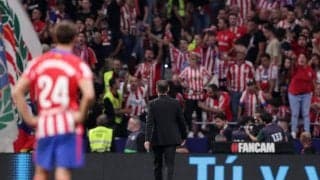 「そのような人々を必要とはしない」ファンが問題行動のアトレティコ、シメオネ監督が糾弾「ライターを投げた者を罰するが、挑発するものも罰する」