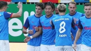 「5試合で4ゴールはすげー！」「お見事過ぎる」キールの町野修斗が2ゴール！ チームの初勝利は遠いものの、2度追いつく活躍「代表でまた見たい！」