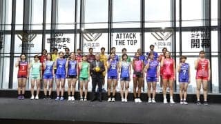 SVリーグ開幕記者会見　髙橋藍「SVリーグを盛り上げられるように」