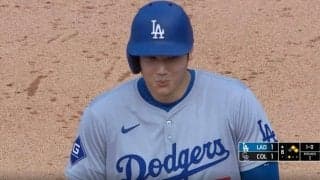 何が起きた？ 大谷翔平、59盗塁で“想定外のプレー”「マジか？」 まさかの展開に“悪い笑顔”… ネット騒然