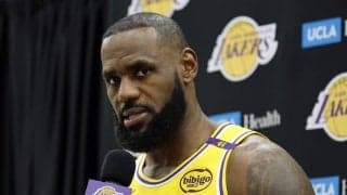 キャリア22年目に臨むレイカーズのレブロン「フィジカル面で本当に調子がいい」