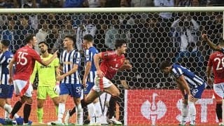 ポルトvsユナイテッドは壮絶打ち合いの末に痛み分け…ブルーノ2戦連続退場の窮地をマグワイアが土壇場弾で救う【EL】