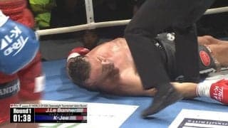 「こんなの見たくなかった」ジェロム・レ・バンナ、衝撃の“一撃”失神KO負け…ファン悲痛 魔裟斗「全く見えてなかった…結果は予想していた」
