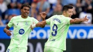 レヴァンドフスキのハットトリックでバルセロナがアラベスに完勝！【ラ・リーガ】