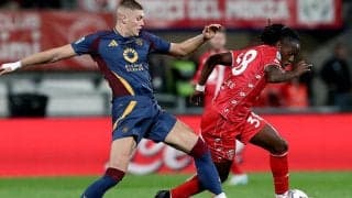 決定力欠いたローマが最下位モンツァ相手に痛恨ドロー…リーグ連勝がストップ【セリエA】