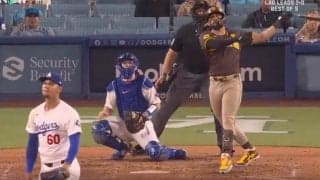 打撃練習かよ！ ドジャースを“完全に仕留めた”豪快弾に「ドン引き」 一発攻勢の“大トリ”… 天才タティスJr.に「役者が違う」「当てたくもなるわ」