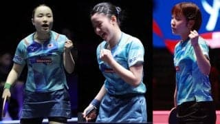 卓球日本女子が決勝進出かけて韓国撃破のインドと対戦　前日は張本美和、伊藤美誠、平野美宇のトリオでシンガポールに勝利【アジア選手権】