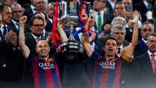 「君のそばで楽しめたのは特権」チャビ氏らバルセロナ時代の同僚が引退発表のイニエスタにメッセージ、“MSN”も「一緒にプレーできて光栄だった」