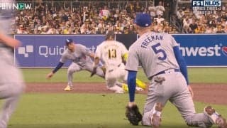 アイツ、やってんな！ ド軍をハメた“ズル賢いプレー”「汚ねえw」 “悪役”マチャドの頭脳走塁「キレまくり」「野球IQ高い」