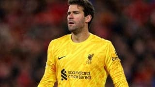 C・パレス戦で負傷のアリソン、復帰は11月下旬か