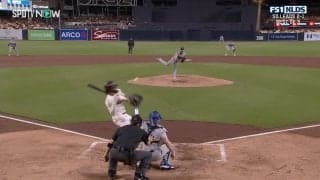 危ない！ドジャースの豪球守護神が“因縁の相手”顔面にあわや直撃のすっぽ抜け危険球…球場騒然の一部始終「よく避けたな」「また荒れそう」